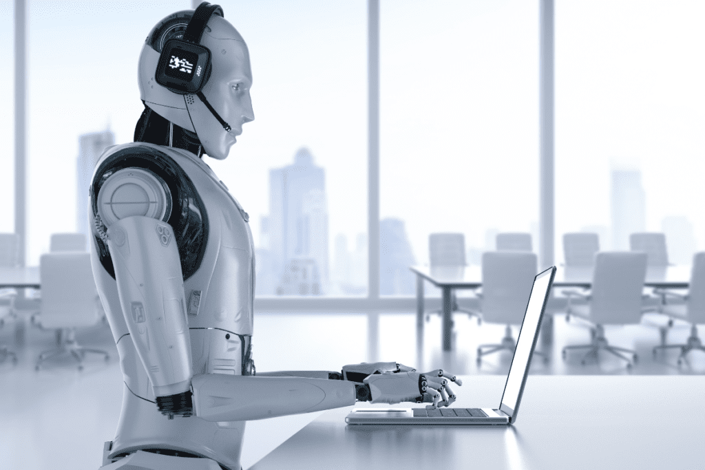 AI Robot social media marketing